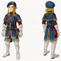 Concept art of Link wearing the Royal Guard Set from Breath of the Wild