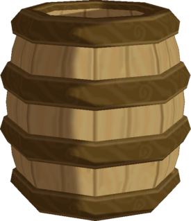 Barrel model from The Wind Waker