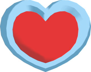 Heart Container model from The Wind Waker