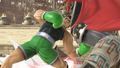 Ganondorf being punched by Little Mac