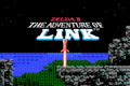 The Title Screen of the Game Boy Advance version of The Adventure of Link