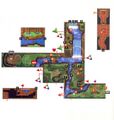 Lake Hylia map from Four Swords Adventures