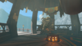 The interior of the Flight Range House from Tears of the Kingdom