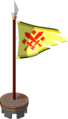 A render of the Hero's Flag