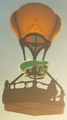 A Hot-Air balloon constructed with Ultrahand