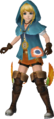 Linkle's Standard Outfit (Great Sea) and Winged Boots from Hyrule Warriors Legends
