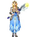 Zelda wielding the High Dominion Rod from Hyrule Warriors