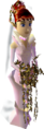 Anju in her wedding dress