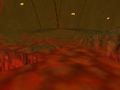 The room full of lava and a bridge to cross it from Ocarina of Time