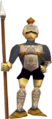 The Royal Crest on a Castle Guard's uniform from Ocarina of Time