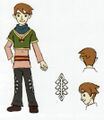 Concept art of Keet from Hyrule Historia