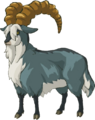 Concept art of a Mountain Goat from Creating a Champion