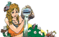 Artwork of Marin from the German Link's Awakening guide