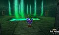A room full of poison water and ReDeads from Ocarina of Time 3D