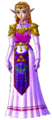 Zelda's dress and necklace as an adult in Ocarina of Time display the Hylian Crest