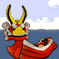 The King of Red Lions image from the Sliding Picture Puzzle from The Wind Waker