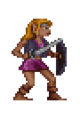 Zelda's sprite from The Wand of Gamelon