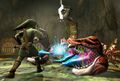 Baba Serpents attacking Link