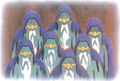Artwork of the Seven Sages from A Link to the Past