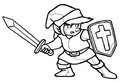 TLoZ Link Holding Sword and Shield Concept Artwork.png