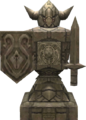 A Death Armos in its inactive state from Majora's Mask 3D