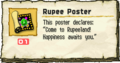 The Rupee Poster along with its description