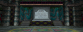 The tomb of Flat the Composer from Majora's Mask