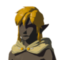 Icon of the Hylian Hood with Light Yellow Dye worn down from Tears of the Kingdom