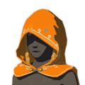 The Hylian Hood with Orange Dye