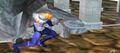 Sheik using the Chain move in Super Smash Bros. Melee