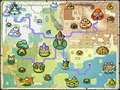 The map of Grooseland in Spirit Tracks