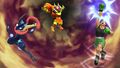 Skull Kid causing disruptive effects in Super Smash Bros. for Wii U