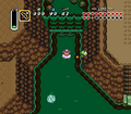 The Whirlpool Waterway in the Dark World equivalent of Lake Hylia in A Link to the Past