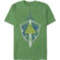 The Legend of Zelda - Iconic Mosaic T-shirt Green.png