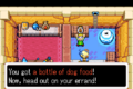 Link obtaining the Dog Food from The Minish Cap