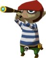 Model of Zuko using his Telescope from The Wind Waker