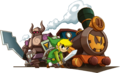 Link, Phantom Zelda, and the Train