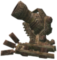 The broken Sky Cannon as seen in-game from Twilight Princess HD