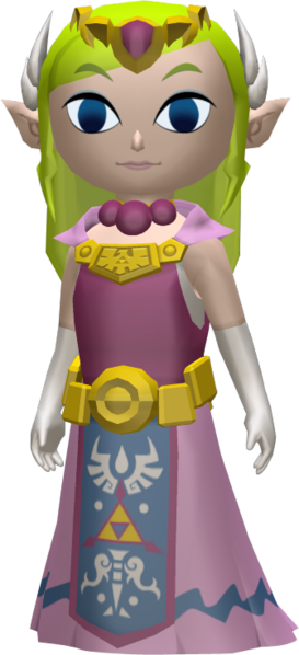File:TWW Princess Zelda Figurine Model.png