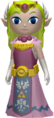 Front view of Zelda's figurine