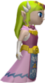 Side view of Zelda's figurine