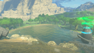 Lake Illumeni screenshot from Tears of the Kingdom