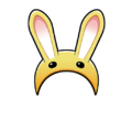 The yellow Bunny Hood icon from Hyrule Warriors: Definitive Edition