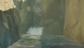 The Korok found at Lantern Falls from Breath of the Wild