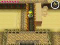 Link using the immobilized rolling spike as a bridge.
