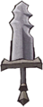 Artwork of the Sword wielded by Darknut from The Wind Waker