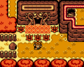 The Golden Moblin's location in Oracle of Seasons