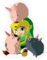 SSBB Link & Pigs Sticker Icon.png