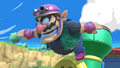 Closeup of Wario in the Spirit Train Stage