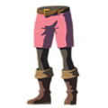 Trousers of the Wild with Peach Dye from Breath of the Wild